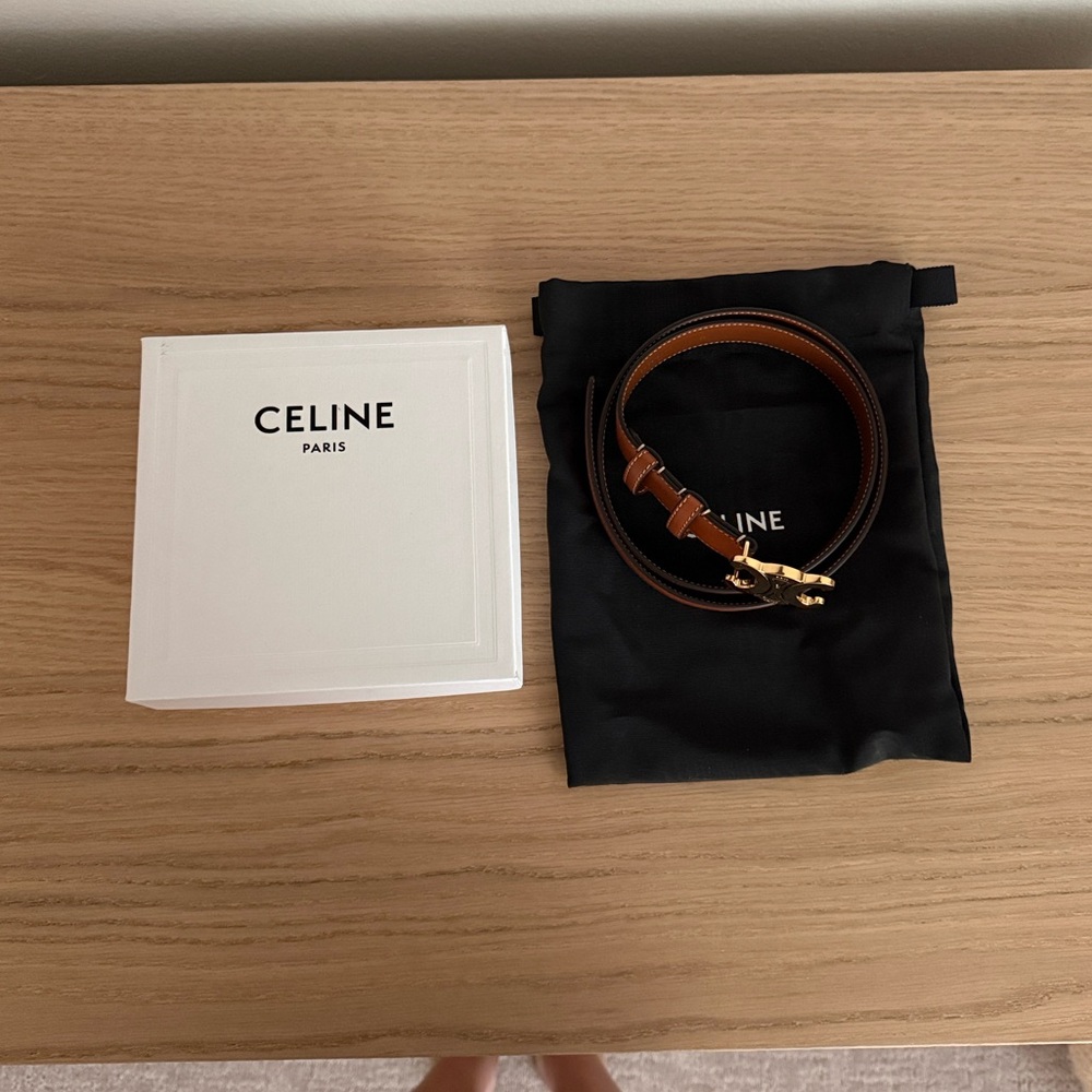 NWT CELINE Triomphe Belt 18MM - Picture 4 of 6
